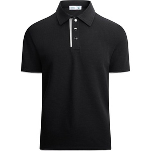 image:imageAlex Vando Mens Polo Shirts Short Sleeve Regular Fit Fashion Designed ShirtBlack 54