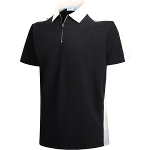 image:imageAlex Vando Mens Polo Shirts Short Sleeve Regular Fit Fashion Designed ShirtWestern Black