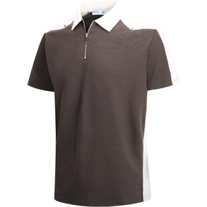 image:imageAlex Vando Mens Polo Shirts Short Sleeve Regular Fit Fashion Designed ShirtWestern Coffee