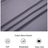 image:imageAlex Vando Mens Fashion Regular Fit Cotton Stretch Business Dress Shirt  Soft poplinpaisley inner accentsshapelockingdaily amp evening matchingCharcoal