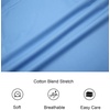 image:imageAlex Vando Mens Fashion Regular Fit Cotton Stretch Business Dress Shirt  Soft poplinpaisley inner accentsshapelockingdaily amp evening matchingDusty Blue