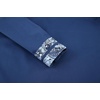 image:imageAlex Vando Mens Fashion Regular Fit Cotton Stretch Business Dress Shirt  Soft poplinpaisley inner accentsshapelockingdaily amp evening matchingNavy
