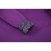 image:imageAlex Vando Mens Fashion Regular Fit Cotton Stretch Business Dress Shirt  Soft poplinpaisley inner accentsshapelockingdaily amp evening matchingPurple