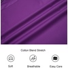 image:imageAlex Vando Mens Fashion Regular Fit Cotton Stretch Business Dress Shirt  Soft poplinpaisley inner accentsshapelockingdaily amp evening matchingPurple