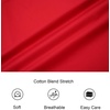 image:imageAlex Vando Mens Fashion Regular Fit Cotton Stretch Business Dress Shirt  Soft poplinpaisley inner accentsshapelockingdaily amp evening matchingRed