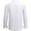image:imageAlex Vando Mens Fashion Regular Fit Cotton Stretch Business Dress Shirt  Soft poplinpaisley inner accentsshapelockingdaily amp evening matchingWhite
