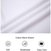image:imageAlex Vando Mens Fashion Regular Fit Cotton Stretch Business Dress Shirt  Soft poplinpaisley inner accentsshapelockingdaily amp evening matchingWhite