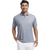 image:imageAlex Vando Mens Golf Shirt Moisture Wicking Classic Print Golf Shirts  Shape amp color retainingLow maintenanceMultiscene active apparelBlack Dots