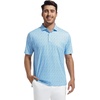image:imageAlex Vando Mens Golf Shirt Moisture Wicking Classic Print Golf Shirts  Shape amp color retainingLow maintenanceMultiscene active apparelBlue Flower