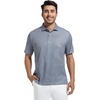 image:imageAlex Vando Mens Golf Shirt Moisture Wicking Classic Print Golf Shirts  Shape amp color retainingLow maintenanceMultiscene active apparelGrey Square