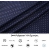 image:imageAlex Vando Mens Golf Shirt Moisture Wicking Classic Print Golf Shirts  Shape amp color retainingLow maintenanceMultiscene active apparelNavy Sail