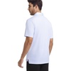 image:imageAlex Vando Mens Golf Shirt Moisture Wicking Classic Print Golf Shirts  Shape amp color retainingLow maintenanceMultiscene active apparelWhite Circle