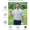 image:imageAlex Vando Mens Golf Shirt Moisture Wicking Print Performance Polo Shirt  UPF40 UV shielding Lightweight Contrast collar piping Fullbody patterns Machine washable Multisport topMulticolor Ball