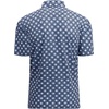 image:imageAlex Vando Mens Golf Shirt Moisture Wicking Print Performance Polo Shirt  UPF40 UV shielding Lightweight Contrast collar piping Fullbody patterns Machine washable Multisport topBlack Square