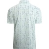 image:imageAlex Vando Mens Golf Shirt Moisture Wicking Print Performance Polo Shirt  UPF40 UV shielding Lightweight Contrast collar piping Fullbody patterns Machine washable Multisport topGreen Sweep Men