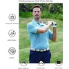 image:imageAlex Vando Mens Golf Shirt Moisture Wicking Print Performance Polo Shirt  UPF40 UV shielding Lightweight Contrast collar piping Fullbody patterns Machine washable Multisport topBlue Dots