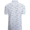 image:imageAlex Vando Mens Golf Shirt Moisture Wicking Print Performance Polo Shirt  UPF40 UV shielding Lightweight Contrast collar piping Fullbody patterns Machine washable Multisport topGreen Golf Stuff