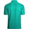 image:imageAlex Vando Mens Golf Shirt Moisture Wicking Print Performance Polo Shirt  UPF40 UV shielding Lightweight Contrast collar piping Fullbody patterns Machine washable Multisport topGreen Golf
