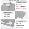image:imageAlex Vando Mens Printed Golf Shirt Cooling Short Sleeve Dress Polo Shirts  Cool mesh textile Tagless seamless neckband Quick dry 4way stretchBlack Diamond  Dots