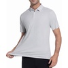 image:imageAlex Vando Mens Printed Golf Shirt Cooling Short Sleeve Dress Polo Shirts  Cool mesh textile Tagless seamless neckband Quick dry 4way stretchBlack Dots Check