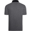 image:imageAlex Vando Mens Printed Golf Shirt Cooling Short Sleeve Dress Polo Shirts  Cool mesh textile Tagless seamless neckband Quick dry 4way stretchBlackGrey