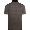 image:imageAlex Vando Mens Printed Golf Shirt Cooling Short Sleeve Dress Polo Shirts  Cool mesh textile Tagless seamless neckband Quick dry 4way stretchBlackKhaki
