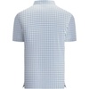 image:imageAlex Vando Mens Printed Golf Shirt Cooling Short Sleeve Dress Polo Shirts  Cool mesh textile Tagless seamless neckband Quick dry 4way stretchBlue Navy Check