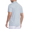 image:imageAlex Vando Mens Printed Golf Shirt Cooling Short Sleeve Dress Polo Shirts  Cool mesh textile Tagless seamless neckband Quick dry 4way stretchBlue Navy Check