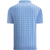 image:imageAlex Vando Mens Printed Golf Shirt Cooling Short Sleeve Dress Polo Shirts  Cool mesh textile Tagless seamless neckband Quick dry 4way stretchBlue White Check
