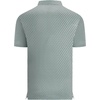 image:imageAlex Vando Mens Printed Golf Shirt Cooling Short Sleeve Dress Polo Shirts  Cool mesh textile Tagless seamless neckband Quick dry 4way stretchGreen Geometric