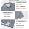 image:imageAlex Vando Mens Printed Golf Shirt Cooling Short Sleeve Dress Polo Shirts  Cool mesh textile Tagless seamless neckband Quick dry 4way stretchNavy White Diamond
