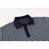 image:imageAlex Vando Mens Printed Golf Shirt Cooling Short Sleeve Dress Polo Shirts  Cool mesh textile Tagless seamless neckband Quick dry 4way stretchNavyWhite