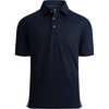 image:imageAlex Vando Mens Golf Shirt Moisture Wicking Print Performance Polo Shirt  UPF40 UV shielding Lightweight Contrast collar piping Fullbody patterns Machine washable Multisport topBlack Dots