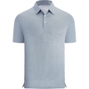 image:imageAlex Vando Mens Printed Golf Shirt Cooling Short Sleeve Dress Polo Shirts  Cool mesh textile Tagless seamless neckband Quick dry 4way stretchBlue Grey Check