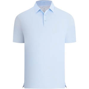 image:imageAlex Vando Mens Printed Golf Shirt Cooling Short Sleeve Dress Polo Shirts  Cool mesh textile Tagless seamless neckband Quick dry 4way stretchBlue Diamond