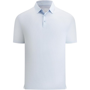 image:imageAlex Vando Mens Printed Golf Shirt Cooling Short Sleeve Dress Polo Shirts  Cool mesh textile Tagless seamless neckband Quick dry 4way stretchBlue Four Dots