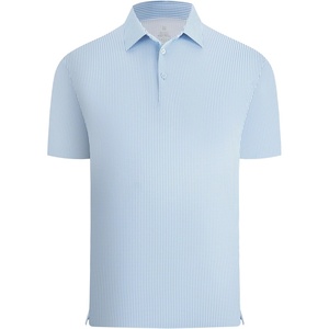 image:imageAlex Vando Mens Printed Golf Shirt Cooling Short Sleeve Dress Polo Shirts  Cool mesh textile Tagless seamless neckband Quick dry 4way stretchBlue Slant Check