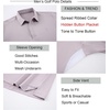image:imageAlex Vando Mens Golf Polo Shirt Textured Stretch Performance Polo  Structured Collar Textured Knit Finish 8Way Stretch Regular Fit True to Size 87 Nylon 13 Spandex Machine WashablePurple