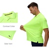image:imageAlex Vando Mens Golf Shirt Moisture Wicking QuickDry Short Sleeve Polo  UPF40Soft amp stretchSweat resistantMultiscene sports amp office apparel02a Green
