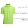 image:imageAlex Vando Mens Golf Shirt Moisture Wicking QuickDry Short Sleeve Polo  UPF40Soft amp stretchSweat resistantMultiscene sports amp office apparel02a Green