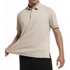 image:imageAlex Vando Mens Golf Shirt Moisture Wicking QuickDry Short Sleeve Polo  UPF40Soft amp stretchSweat resistantMultiscene sports amp office apparelApricot 189