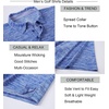 image:imageAlex Vando Mens Golf Shirt Moisture Wicking QuickDry Short Sleeve Polo  UPF40Soft amp stretchSweat resistantMultiscene sports amp office apparelBlue
