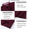 image:imageAlex Vando Mens Golf Shirt Moisture Wicking QuickDry Short Sleeve Polo  UPF40Soft amp stretchSweat resistantMultiscene sports amp office apparelDk Burgundy