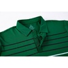 image:imageAlex Vando Mens Golf Shirt Moisture Wicking QuickDry Short Sleeve Polo  UPF40Soft amp stretchSweat resistantMultiscene sports amp office apparelGreen Stripe 87