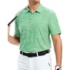 image:imageAlex Vando Mens Golf Shirt Moisture Wicking QuickDry Short Sleeve Polo  UPF40Soft amp stretchSweat resistantMultiscene sports amp office apparelLt Green