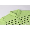 image:imageAlex Vando Mens Golf Shirt Moisture Wicking QuickDry Short Sleeve Polo  UPF40Soft amp stretchSweat resistantMultiscene sports amp office apparelLtgreen Stripe 87