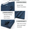 image:imageAlex Vando Mens Golf Shirt Moisture Wicking QuickDry Short Sleeve Polo  UPF40Soft amp stretchSweat resistantMultiscene sports amp office apparelNavy