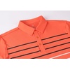 image:imageAlex Vando Mens Golf Shirt Moisture Wicking QuickDry Short Sleeve Polo  UPF40Soft amp stretchSweat resistantMultiscene sports amp office apparelOrange Stripe 87