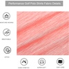 image:imageAlex Vando Mens Golf Shirt Moisture Wicking QuickDry Short Sleeve Polo  UPF40Soft amp stretchSweat resistantMultiscene sports amp office apparelPink