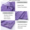 image:imageAlex Vando Mens Golf Shirt Moisture Wicking QuickDry Short Sleeve Polo  UPF40Soft amp stretchSweat resistantMultiscene sports amp office apparelPurple